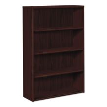 10500 Series Laminate Bookcase, Four-Shelf, 36w x 13-1/8d x 57-1/8h, Mahogany1