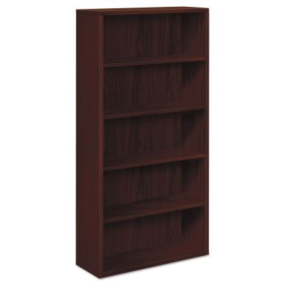 10500 Series Laminate Bookcase, Five-Shelf, 36w x 13-1/8d x 71h, Mahogany1