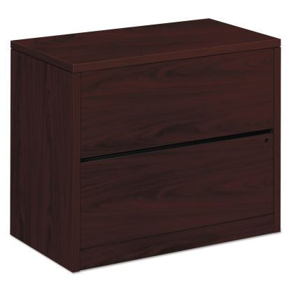 10500 Series Lateral File, 2 Legal/Letter-Size File Drawers, Mahogany, 36" x 20" x 29.5"1