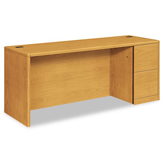 10700 Series Right Pedestal Credenza, 72w x 24d x 29.5h, Harvest1