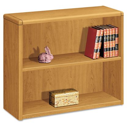 10700 Series Wood Bookcase, Two-Shelf, 36w x 13.13d x 29.63h, Harvest1
