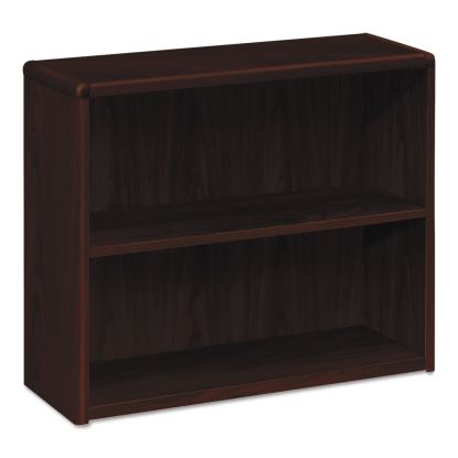 10700 Series Wood Bookcase, Two-Shelf, 36w x 13.13d x 29.63h, Mahogany1