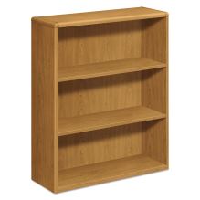 10700 Series Wood Bookcase, Three Shelf, 36w x 13 1/8d x 43 3/8h, Harvest1