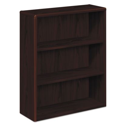 10700 Series Wood Bookcase, Three-Shelf, 36w x 13.13d x 43.38h, Mahogany1