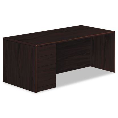 10700 Series Single Pedestal Desk with Full-Height Pedestal on Left, 72" x 36" x 29.5", Mahogany1