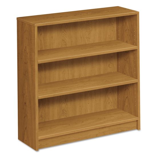 1870 Series Bookcase, Three-Shelf, 36w x 11.5d x 36.13h, Harvest1