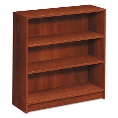 1870 Series Bookcase, Three-Shelf, 36w x 11.5d x 36.13h, Cognac1