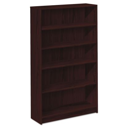 1870 Series Bookcase, Five-Shelf, 36w x 11.5d x 60.13h, Mahogany1