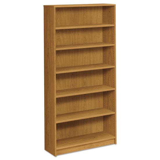 1870 Series Bookcase, Six-Shelf, 36w x 11.5d x 72.63h, Harvest1