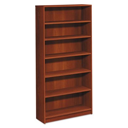 1870 Series Bookcase, Six-Shelf, 36w x 11.5d x 72.63h, Cognac1