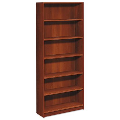 1870 Series Bookcase, Six-Shelf, 36w x 11.5d x 84h, Cognac1