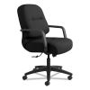 Pillow-Soft 2090 Series Managerial Mid-Back Swivel/Tilt Chair, Supports Up to 300 lb, 17" to 21" Seat Height, Black2