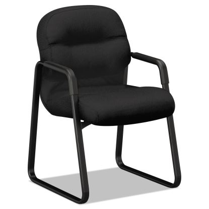 Pillow-Soft 2090 Series Guest Arm Chair, 23.25" x 28" x 36", Black1
