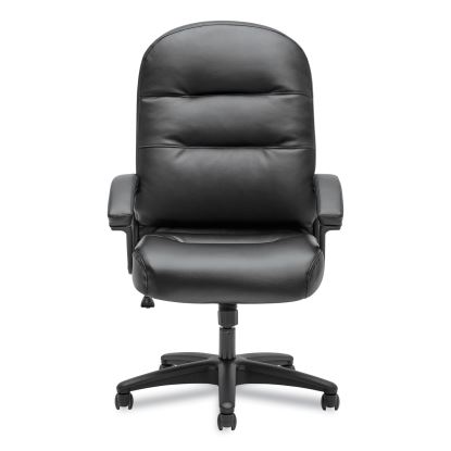 Pillow-Soft 2090 Series Executive High-Back Swivel/Tilt Chair, Supports Up to 250 lb, 16" to 21" Seat Height, Black1