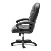 Pillow-Soft 2090 Series Executive High-Back Swivel/Tilt Chair, Supports Up to 250 lb, 16" to 21" Seat Height, Black2