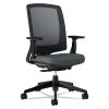 Lota Series Mesh Mid-Back Work Chair, Supports Up to 250 lb, 17.13" to 21.13" Seat Height, Charcoal Seat/Back, Black Base1