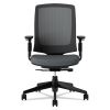 Lota Series Mesh Mid-Back Work Chair, Supports Up to 250 lb, 17.13" to 21.13" Seat Height, Charcoal Seat/Back, Black Base2