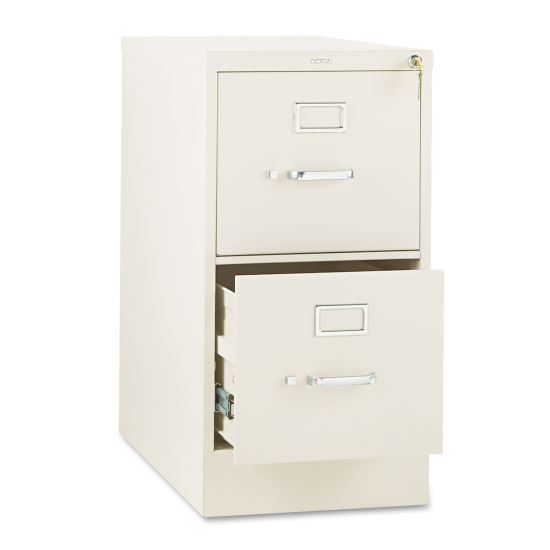 310 Series Vertical File, 2 Letter-Size File Drawers, Putty, 15" x 26.5" x 29"1