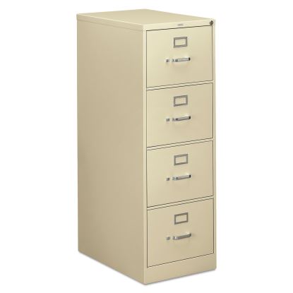 310 Series Vertical File, 4 Legal-Size File Drawers, Putty, 18.25" x 26.5" x 52"1
