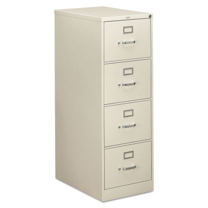 310 Series Vertical File, 4 Legal-Size File Drawers, Light Gray, 18.25" x 26.5" x 52"1