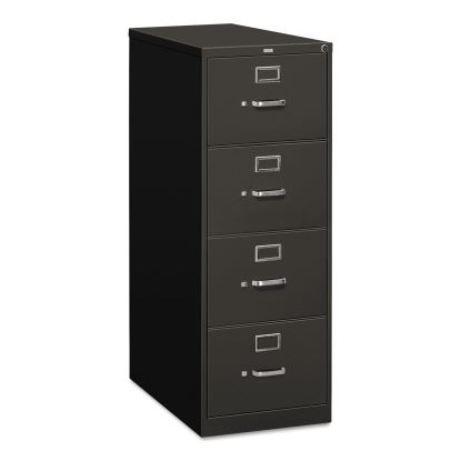 310 Series Vertical File, 4 Legal-Size File Drawers, Charcoal, 18.25" x 26.5" x 52"1
