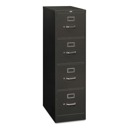310 Series Vertical File, 4 Letter-Size File Drawers, Charcoal, 15" x 26.5" x 52"1