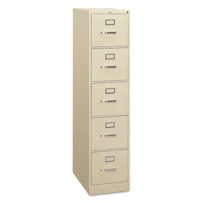 310 Series Vertical File, 5 Letter-Size File Drawers, Putty, 15" x 26.5" x 60"1