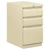 Brigade Mobile Pedestal with Pencil Tray Insert Left/Right, 3-Drawers: Box/Box/File, Letter, Putty, 15" x 22.88" x 28"2