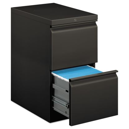 Brigade Mobile Pedestal, Left or Right, 2 Letter-Size File Drawers, Charcoal, 15" x 22.88" x 28"1