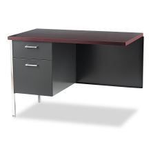 34000 Series "L" Workstation Return, Left, 42w x 24d x 29.5h, Mahogany/Charcoal1