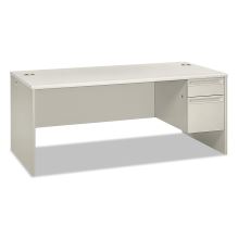 38000 Series Right Pedestal Desk, 72" x 36" x 30", Light Gray/Silver1