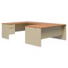 38000 Series Right Pedestal Desk, 72" x 36" x 29.5", Harvest/Putty2