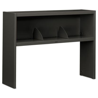 38000 Series Stack On Open Shelf Hutch, 48w x 13.5d x 34.75h, Charcoal1
