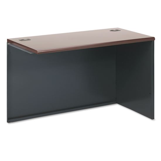 38000 Series Return Shell, Right, 48w x 24d x 29-1/2h, Mahogany/Charcoal1