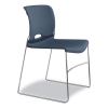 Olson Stacker High Density Chair, Supports Up to 300 lb, Regatta Seat/Back, Chrome Base, 4/Carton2