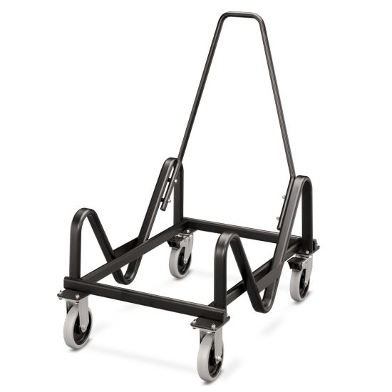 Olson Stacker Series Cart, 21.38w x 35.5d x 37h, Black1