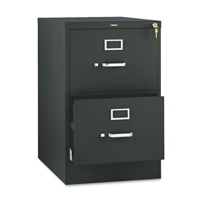 510 Series Vertical File, 2 Legal-Size File Drawers, Black, 18.25" x 25" x 29"1