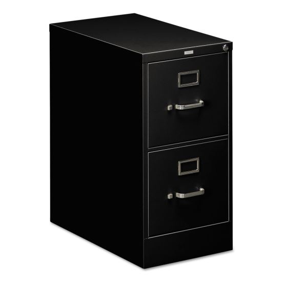 510 Series Vertical File, 2 Letter-Size File Drawers, Black, 15" x 25" x 29"1