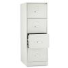 510 Series Vertical File, 4 Legal-Size File Drawers, Light Gray, 18.25" x 25" x 52"1