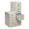 510 Series Vertical File, 4 Legal-Size File Drawers, Light Gray, 18.25" x 25" x 52"2