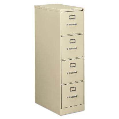 510 Series Vertical File, 4 Letter-Size File Drawers, Putty, 15" x 25" x 52"1