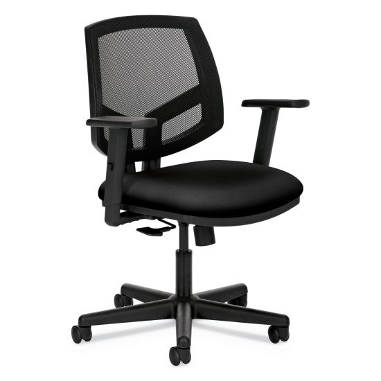 Volt Series Mesh Back Task Chair with Synchro-Tilt, Supports Up to 250 lb, 17.75" to 21.88" Seat Height, Black1