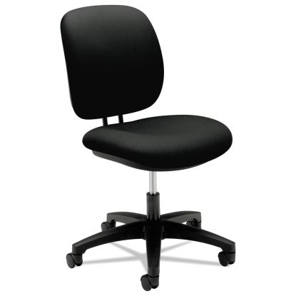 ComforTask Task Swivel Chair, Supports Up to 300 lb, 15" to 20" Seat Height, Black1
