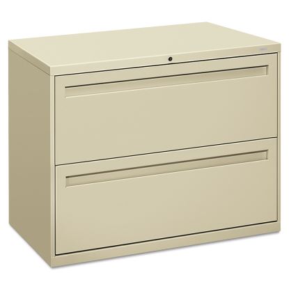 Brigade 700 Series Lateral File, 2 Legal/Letter-Size File Drawers, Putty, 36" x 18" x 28"1