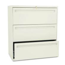 Brigade 700 Series Lateral File, 3 Legal/Letter-Size File Drawers, Putty, 36" x 18" x 39.13"1