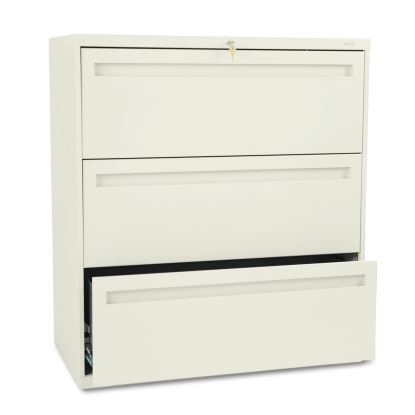 Brigade 700 Series Lateral File, 3 Legal/Letter-Size File Drawers, Putty, 36" x 18" x 39.13"1