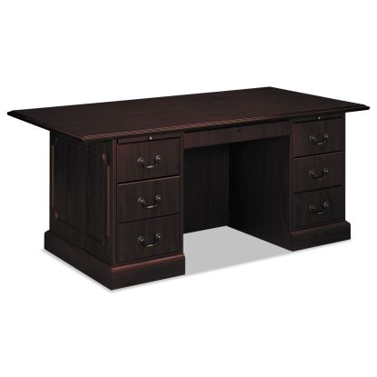 94000 Series Double Pedestal Desk, 72" x 36" x 29.5", Mahogany1