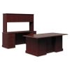 94000 Series Double Pedestal Desk, 72" x 36" x 29.5", Mahogany2