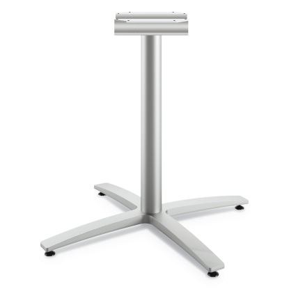 Between Seated-Height X-Base for 42" Table Tops, Silver1