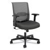 Convergence Mid-Back Task Chair, Swivel-Tilt, Supports Up to 275 lb, 16.5" to 21" Seat Height, Iron Ore Seat, Black Back/Base1